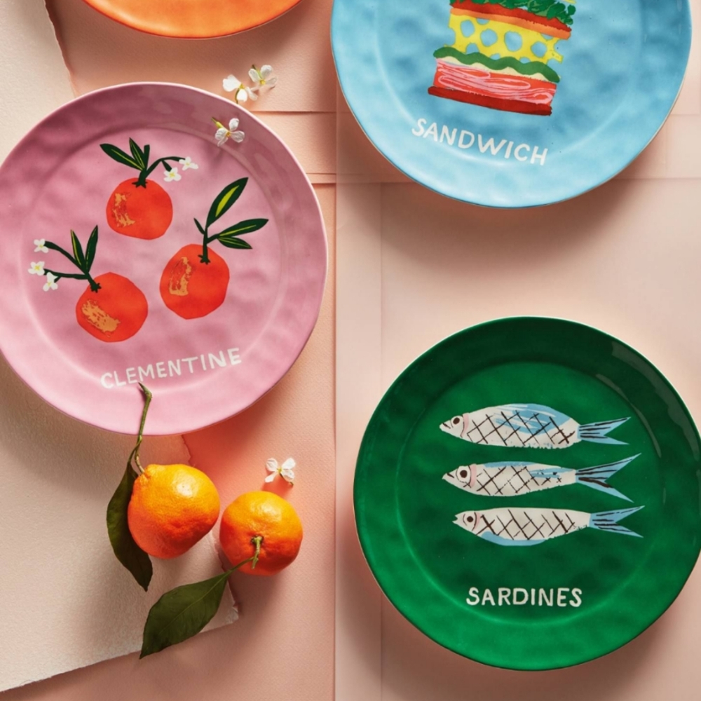 Anthropologie Sardines Plate
